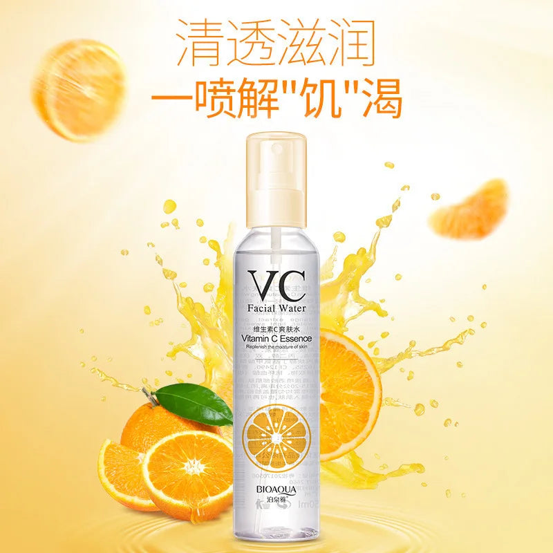 BIOAQUA Vitamin C Toner Whitening Moisturizing Refreshing Shrinking Pore VC Spray Firming Facial Water Skin Care