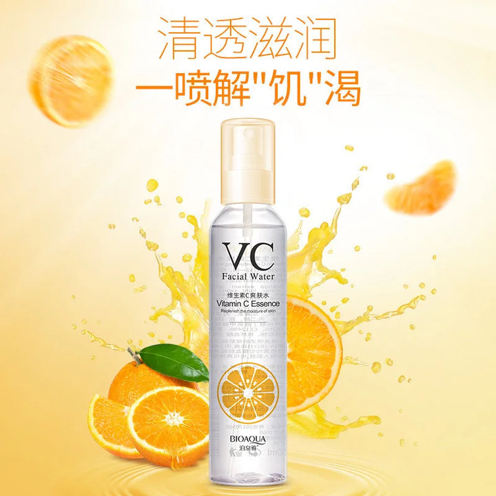 BIOAQUA Vitamin C Toner Whitening Moisturizing Refreshing Shrinking Pore VC Spray Firming Facial Water Skin Care