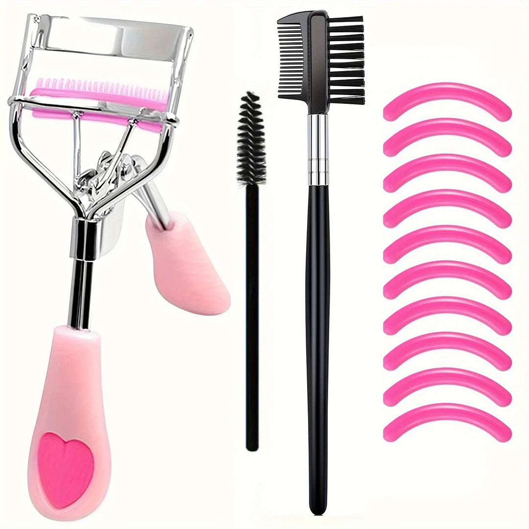 Eyelash Curler Set Lash Clip With Replacement Pads For Women Eyebrow False Eyelashes Multipurpose Face Razor Makeup Tools
