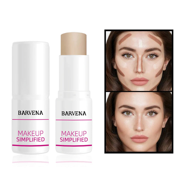 Three in one simple concealer makeup stick is durable and hard to take off makeup to create a natural three-dimensional contour