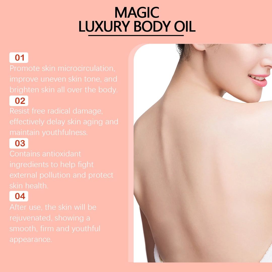 Body Firming Oil Deep Moisturizing Improve Sagging Skin Tightening Increase Elasticity Nourishing Magic Luxury Body Care 100ml