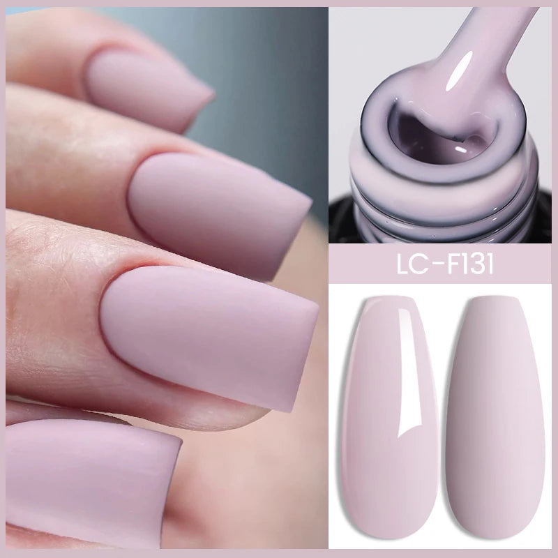 LILYCUTE 15ML Quick Extension Gel Nail Polish Nude Milk White Color Finger Prolong Acrylic Crystal Construction Hard Gel Varnish