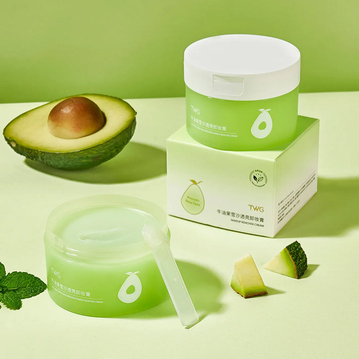 Peach/grapefruit/avocado multi-functional makeup remover for eyes and lips