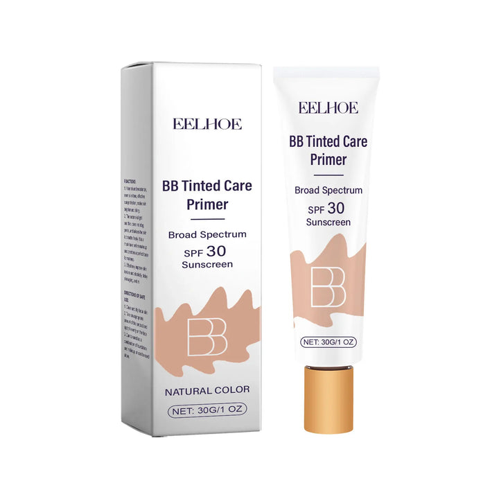 EELHOE BB Cream Foundation Face Primer Concealer For Acne Pores Blemishes Coverage Moisturizing Sun block Brightening Skin Tone