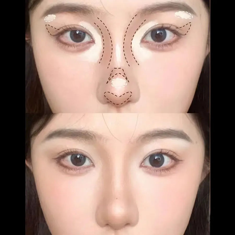 9-Color Flawless Concealer Palette - Waterproof, Sweatproof, Full Coverage - Corrects Spots, Acne, Dark Circles, Tear Grooves -