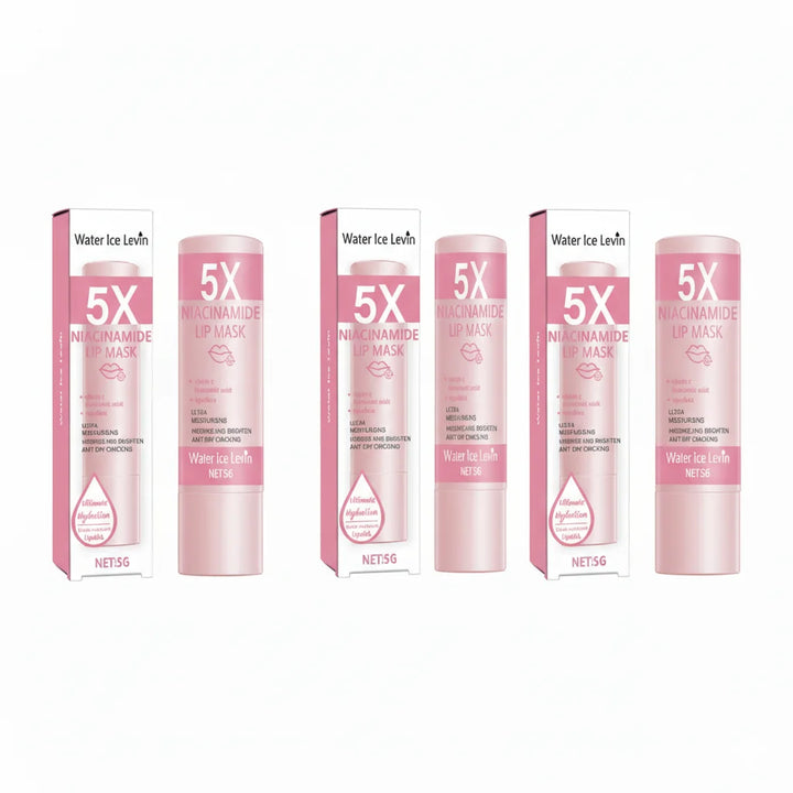5X Niacinamide Lip Balm with Vitamin C & Hyaluronic Acid Ultra Moisturizing Hydrating Brightening Anti-Dry Crack Lip Care 5g