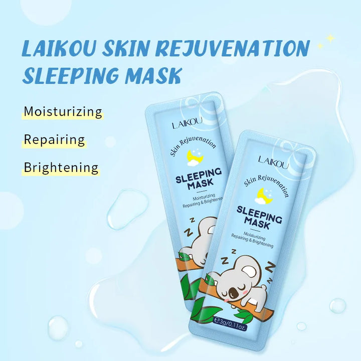 8pcs LAIKOU Moisturizing Facial Mask Hydrating Sleeping Face Sheet Masks Face Mask Beauty Korean Skin Care Products