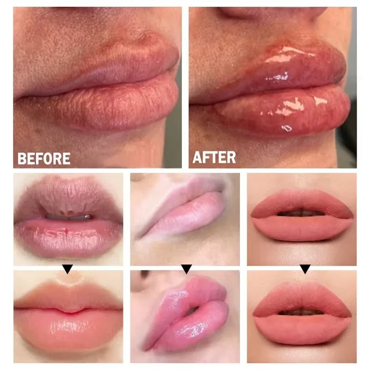 Instant Volumising Lip Plumper Oil Lip Enhancer Lip Gloss Plumping Serum Moisturizing Anti-Wrinkle Lipstick Sexy Care Makeup