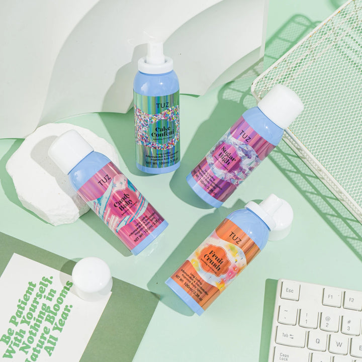 Long Lasting Antiperspiration & Deodorization Fragrance Body Spray Refresh Sweet Natural Floral Fruitly Fragrance 24 Hours 100ml