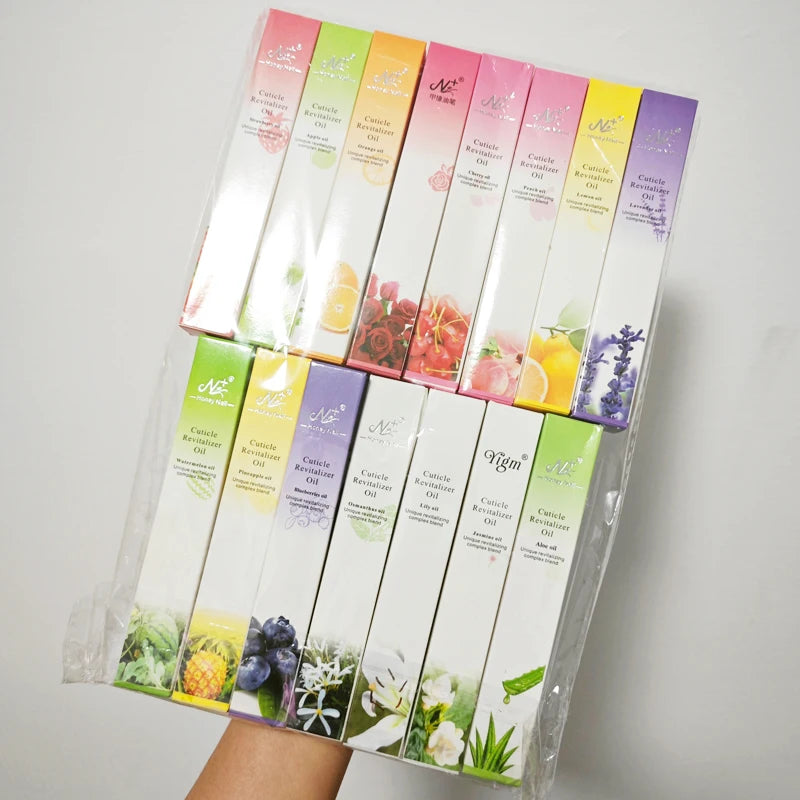 40pcs Cuticle Oil Nail Care Nutrition Oil Pen Nails Repair Hand Cuticle Manicure Treatment Nail Care Product Set