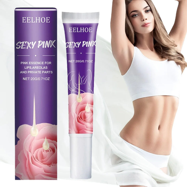 Women Lips Private Part Pink Underarm Intimate Whitening Dark Nipple Anal Bleaching Cream Remove Dull Pigments Brighten Serum