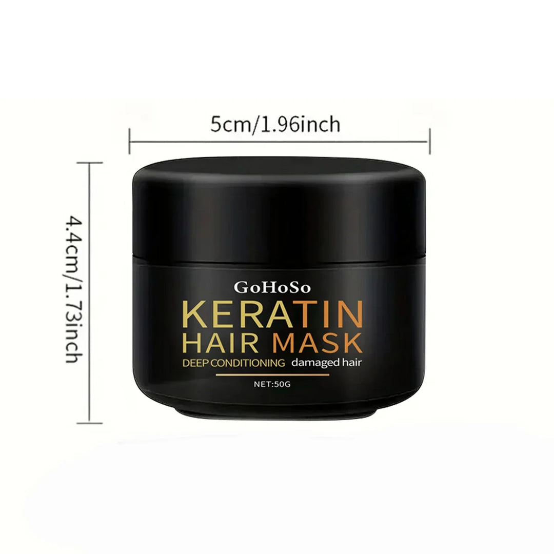 ENVISHA Keratin Hair Mask Professional Deep Nourishing Care Repair Damaged Hair Restore Shine Suitable For All Hair Types