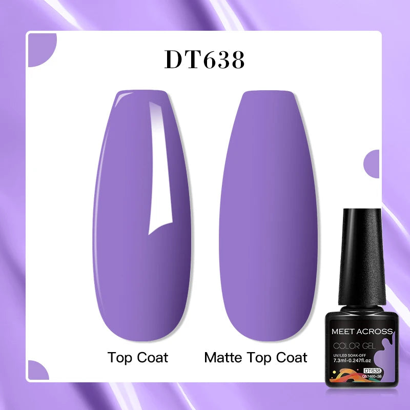 MEET ACROSS 7ml Porcelain White Cat Eye Gel Polish Holographic Glitter Magnetic Galactic Effect Gel Nail Polish Soak Off UV Gel