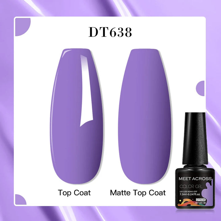 MEET ACROSS 7ml Porcelain White Cat Eye Gel Polish Holographic Glitter Magnetic Galactic Effect Gel Nail Polish Soak Off UV Gel