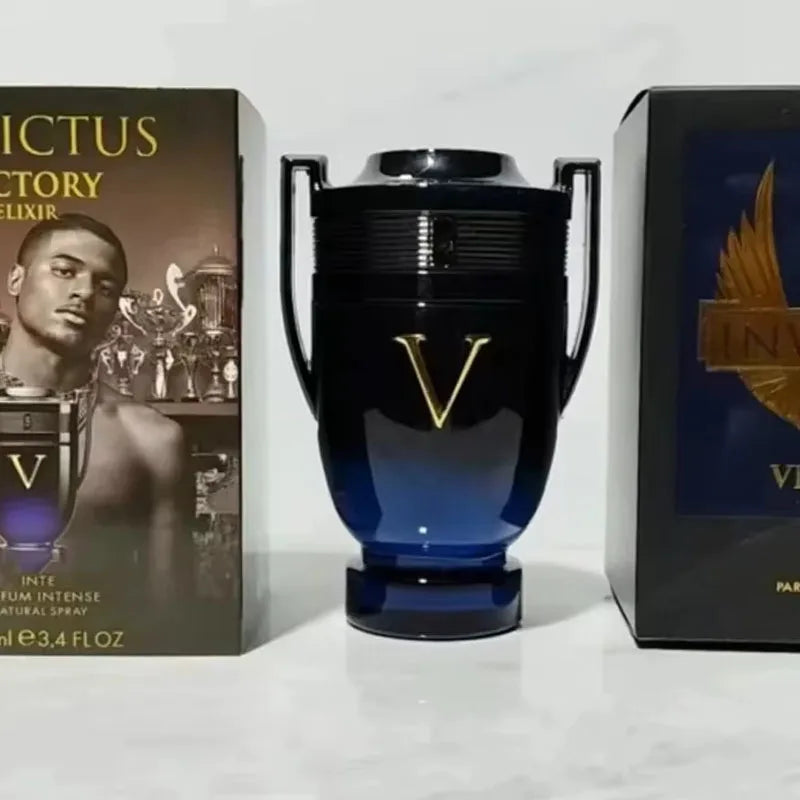 100ML 3.4FL.OZ Men's Perfume Woody Aquatic Notes Fresh Ocean Fragrance Spray Parfum Warrior Trophy Perfume Long-lasting Male