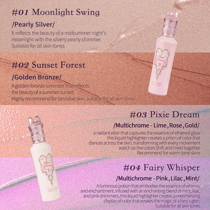 Flowerknows Midsummer Fairytales Collection Liquid Highlighter（Multichrome）