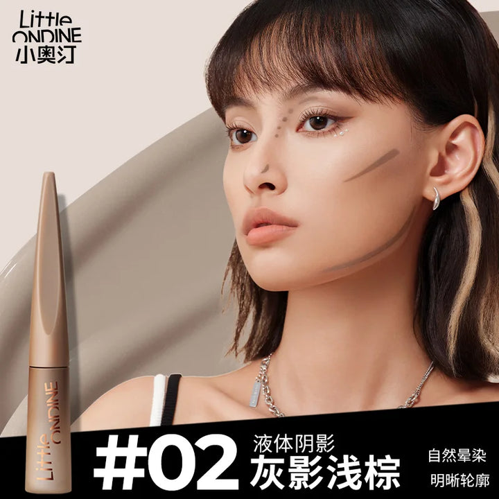 Little Ondine Liquid Contouring Concealer High Gloss Stick Refinish Brightening Matte Shadow 3D Nose Tear Groove Lying Silkworm