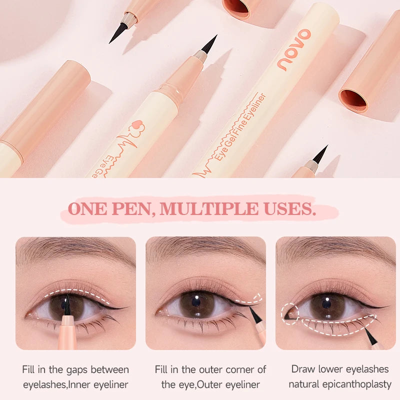 Waterproof Eyeliner Liquid Pen, Long-Lasting And Durable, Resistant To Smudging, Smooth To Use, Professional Makeup Eyeliner Pen
