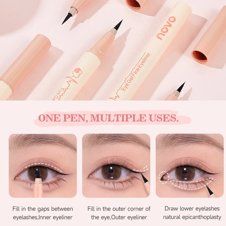 Waterproof Eyeliner Liquid Pen, Long-Lasting And Durable, Resistant To Smudging, Smooth To Use, Professional Makeup Eyeliner Pen