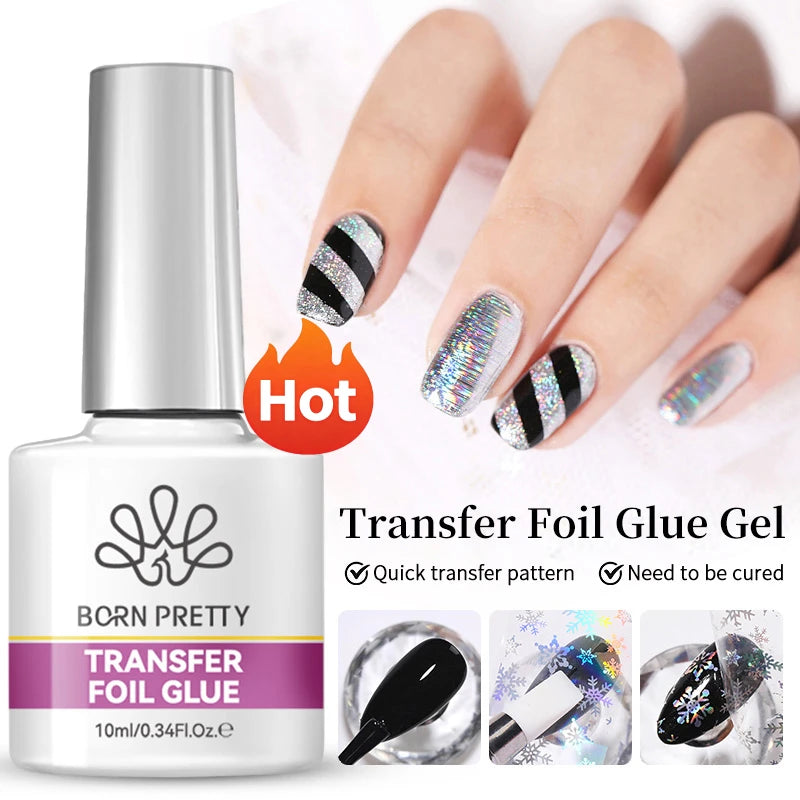BORN PRETTY Super Top Coat and Base Gel Nail Polish for Gel Polish Semi-permanent Varnish Rubber Top Coat 10ml Nail Supplies