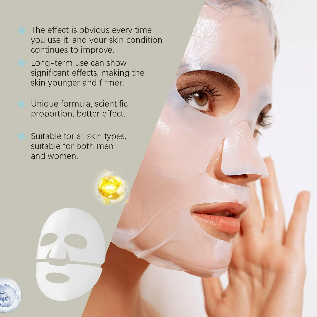 Bio Collagen Face Mask Lifting Firming Anti-aging Shrink Pore Brightening Korean Skin Care Moisturizing Refreshing Sheet Mask