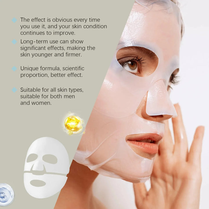 Bio Collagen Face Mask Lifting Firming Anti-aging Shrink Pore Brightening Korean Skin Care Moisturizing Refreshing Sheet Mask