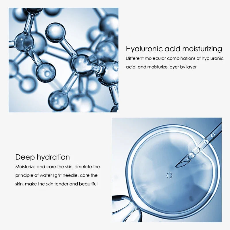 10pcs 24K Gold Hyaluronic Acid Face Mask Firming Moisturizing Hydrating Beauty skincare Sheet Masks Facial Mask Face Care