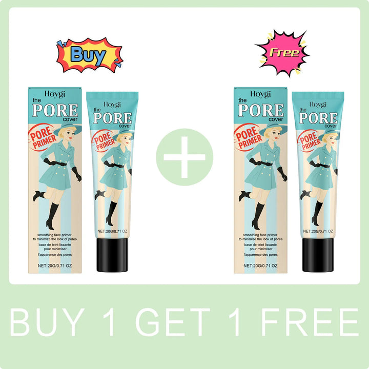 Pre-Makeup Pore Primer Even Skin Tone Oil Control Smoothing Skin Texture Invisible Pores Moisturizing Waterproof Makeup Cosmetic