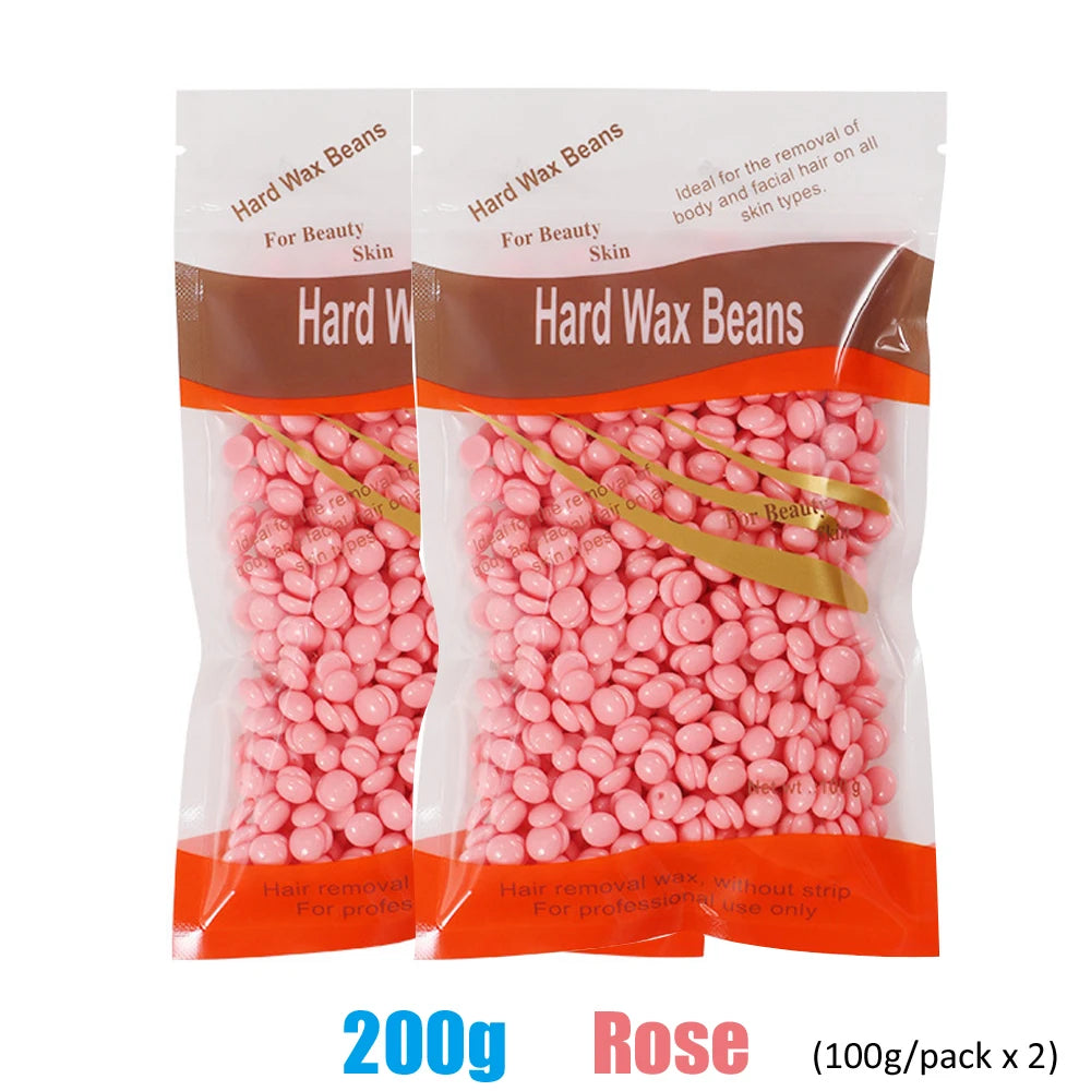 50g Brazilian Hard Waxing Wax Beans Fast Waxing Machine Hot Film Painless For Body Hairs Removal Beans Unisex Hair Removal