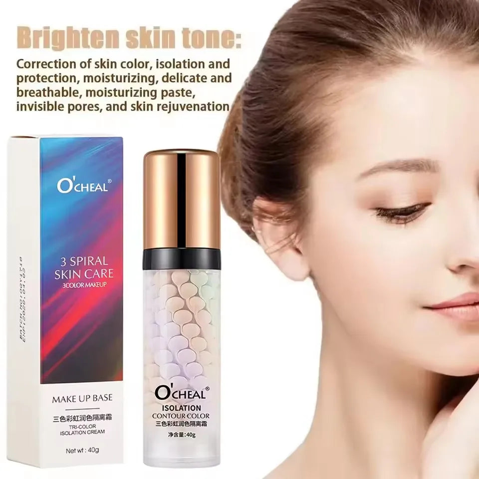 Makeup Primer Breathable Not Sticky Face Foundation Intensive Moisturizes Provide Deep Moisture Helps Brighten Skin