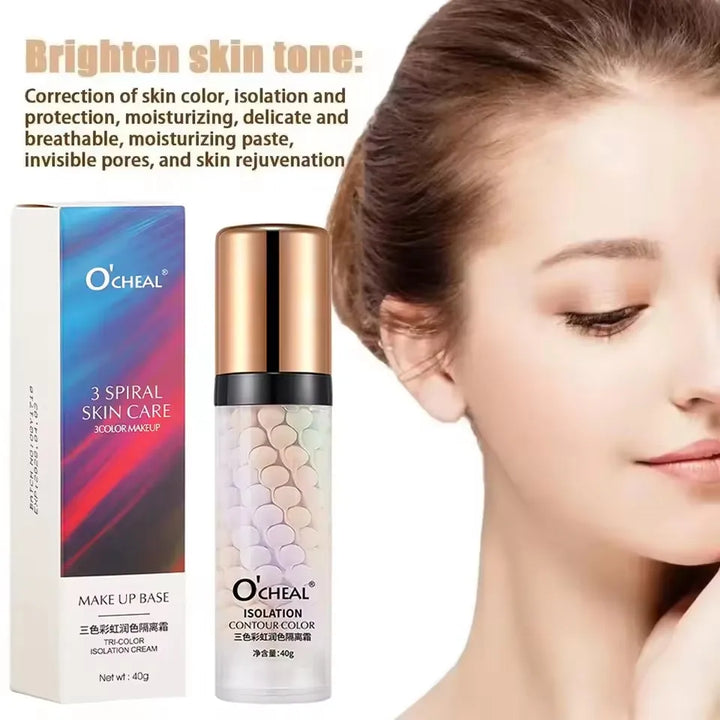 Makeup Primer Breathable Not Sticky Face Foundation Intensive Moisturizes Provide Deep Moisture Helps Brighten Skin