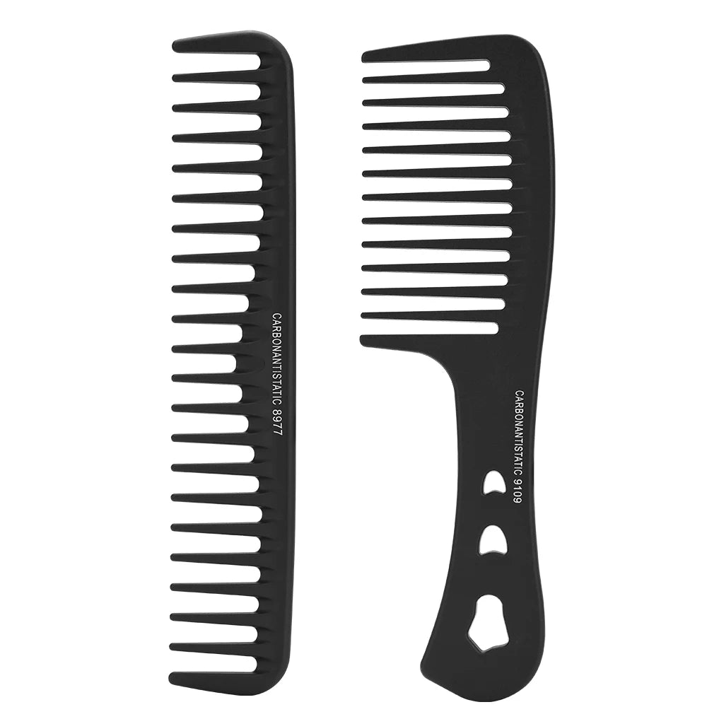 Thickened Version Wide Tooth Comb Heat Resistant Barber Professional Portable Styling Detangling Hairstyling Tools