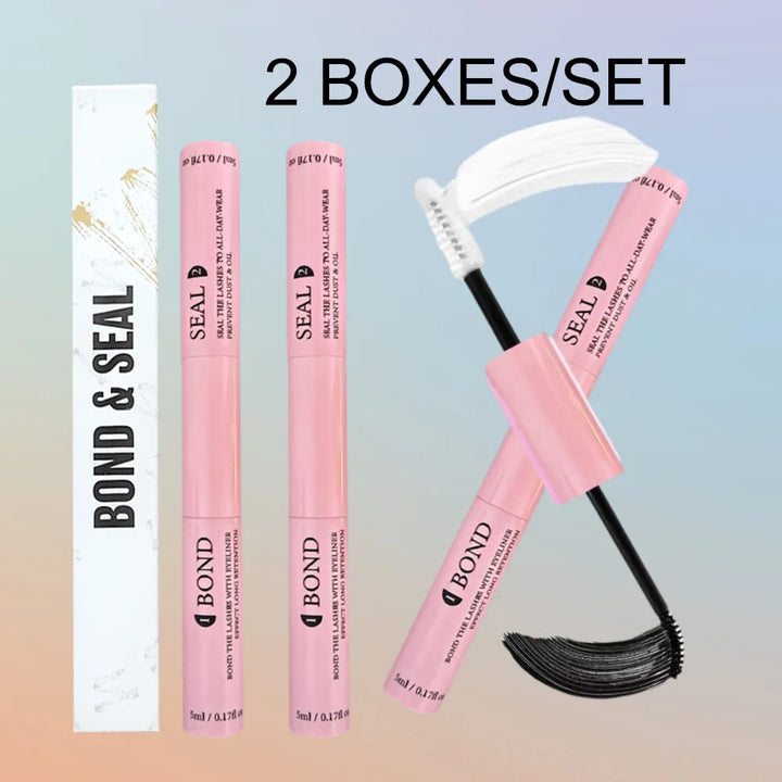 Lash Bond and Seal 10ml Individual Lashes Glue and Seal Super Strong Hold Lash Extension and Lash Glue Remover 5ml Tweezers Kit