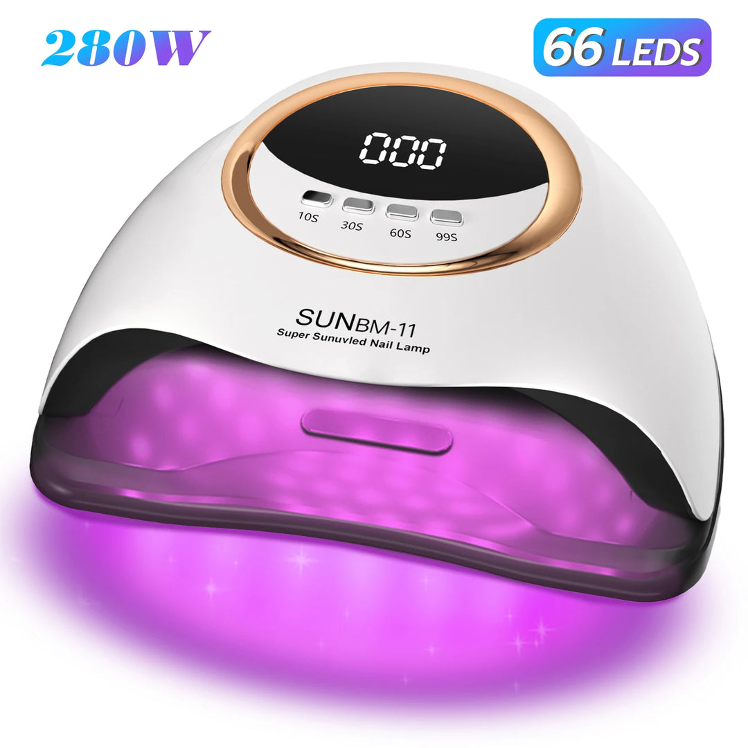 DianaBeauty UV LED Nail Lamp 66LEDs Nail Dryer with Auto Motion Sensor Professional UV Light Cabin for Nail Polish Manicure Lamp