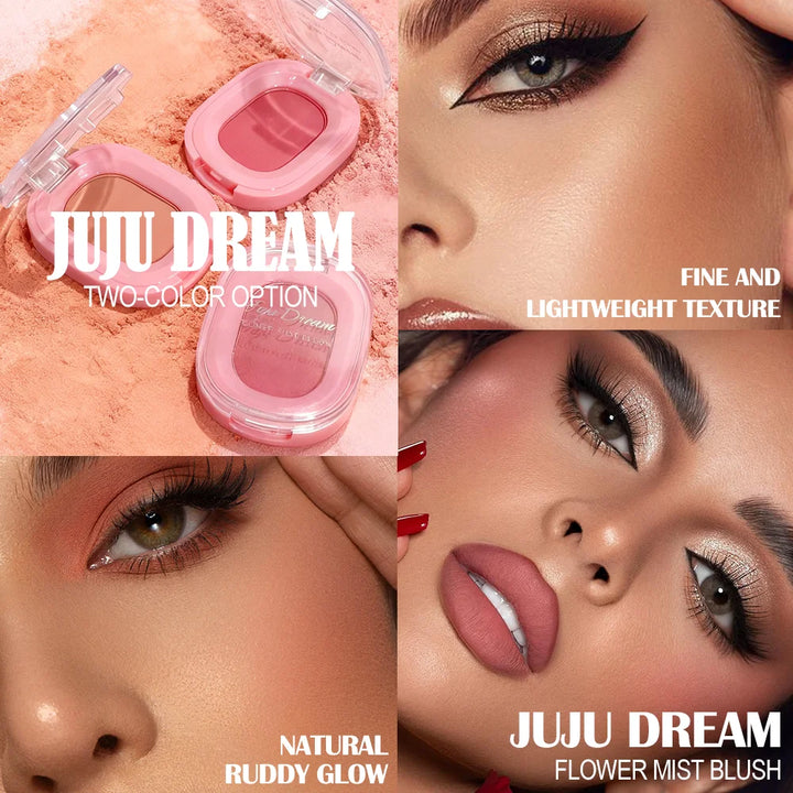 2 in 1 Lip & Cheek Cream Blush, Soft Cream Texture Blends Easily, Natural Glow Makeup for Lips and Cheeks, Eye & CheekPalette