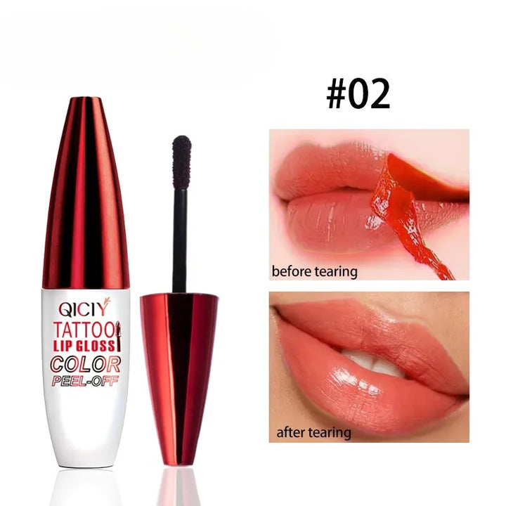 Peel-off Lipgloss Matte Natural Mist Lip Tinted Waterproof  Long Lasting Lipstick Makeup Tear Contour Stain Cosmetic