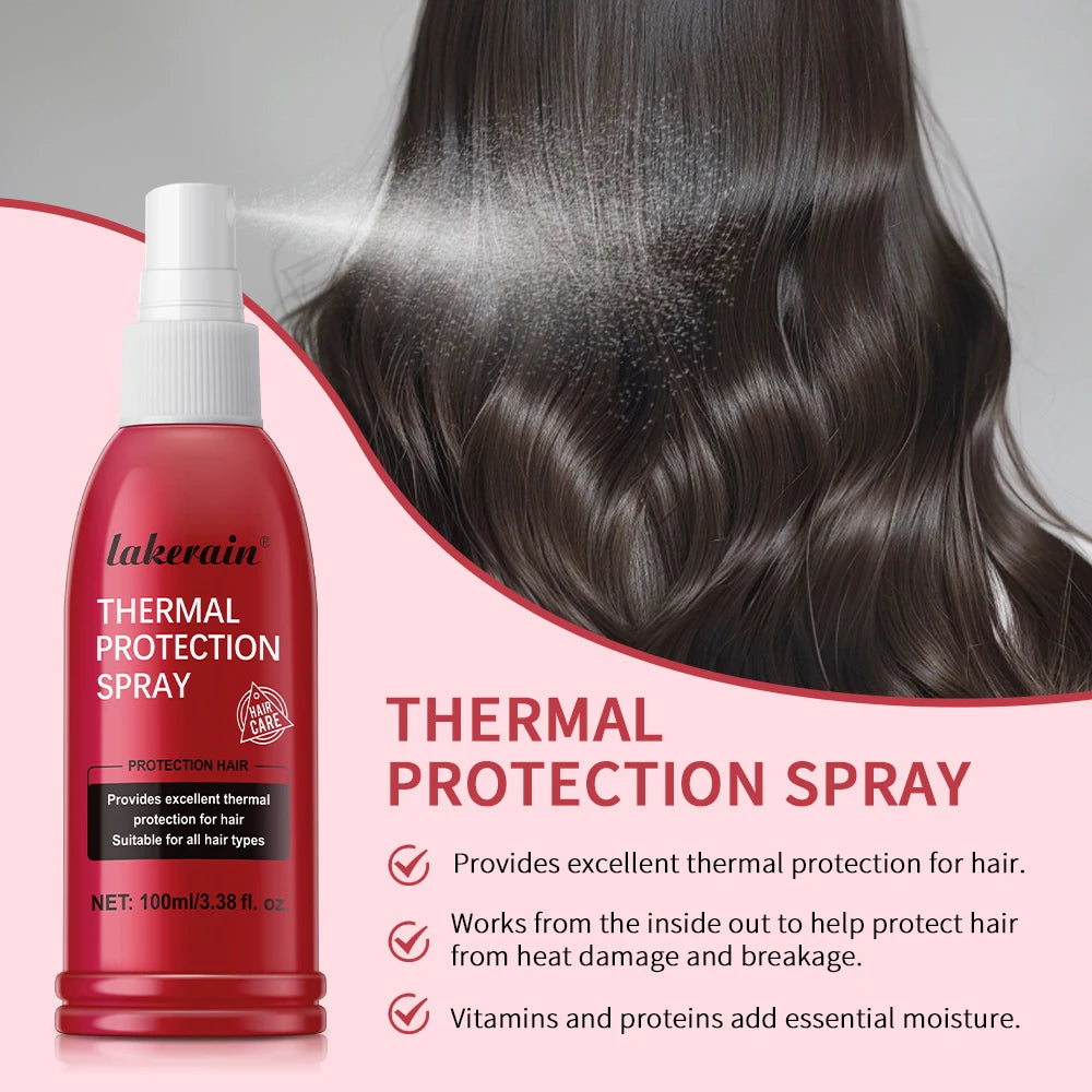 New Heat Protectant Spray Thermal and UV Protection Serum for Damage Hair Moisturizing Treatment Repair Conditioner 100ml