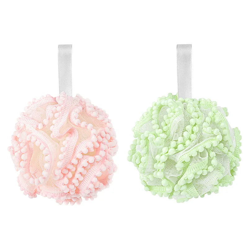 Soft Bath Sponge Ball Scrub Dady Sponge Mesh Bath Sponge Bath Bubble Balls Body Cleanser Exfoliating Sponge Shower Washcloth