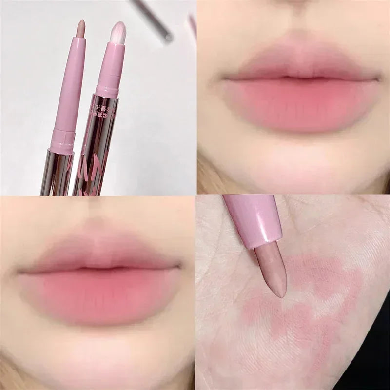 Lipliner Pencil Matte Velvet Lip Liner Pen Outline Lip Shape Lipstick Pen Waterproof Lasting Non-stick Cup Nude Lip gloss Makeup