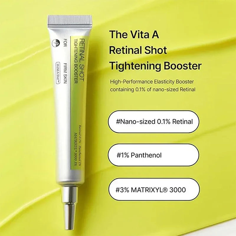 Retinol Shot Eye Cream Anti-aging Eye Serum for Dark Circles Wrinkles Hydrating Essence Firming Treatment Gentle Vitamin C Serum