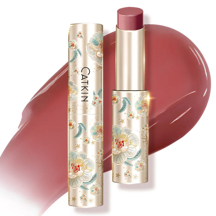CATKIN GLOSSY LIP BALM Hydrating Lip Stick Lip Tint Lipstick Long Lasting 12H Hydration Moisturize, Protect & Soothe Dry Lips