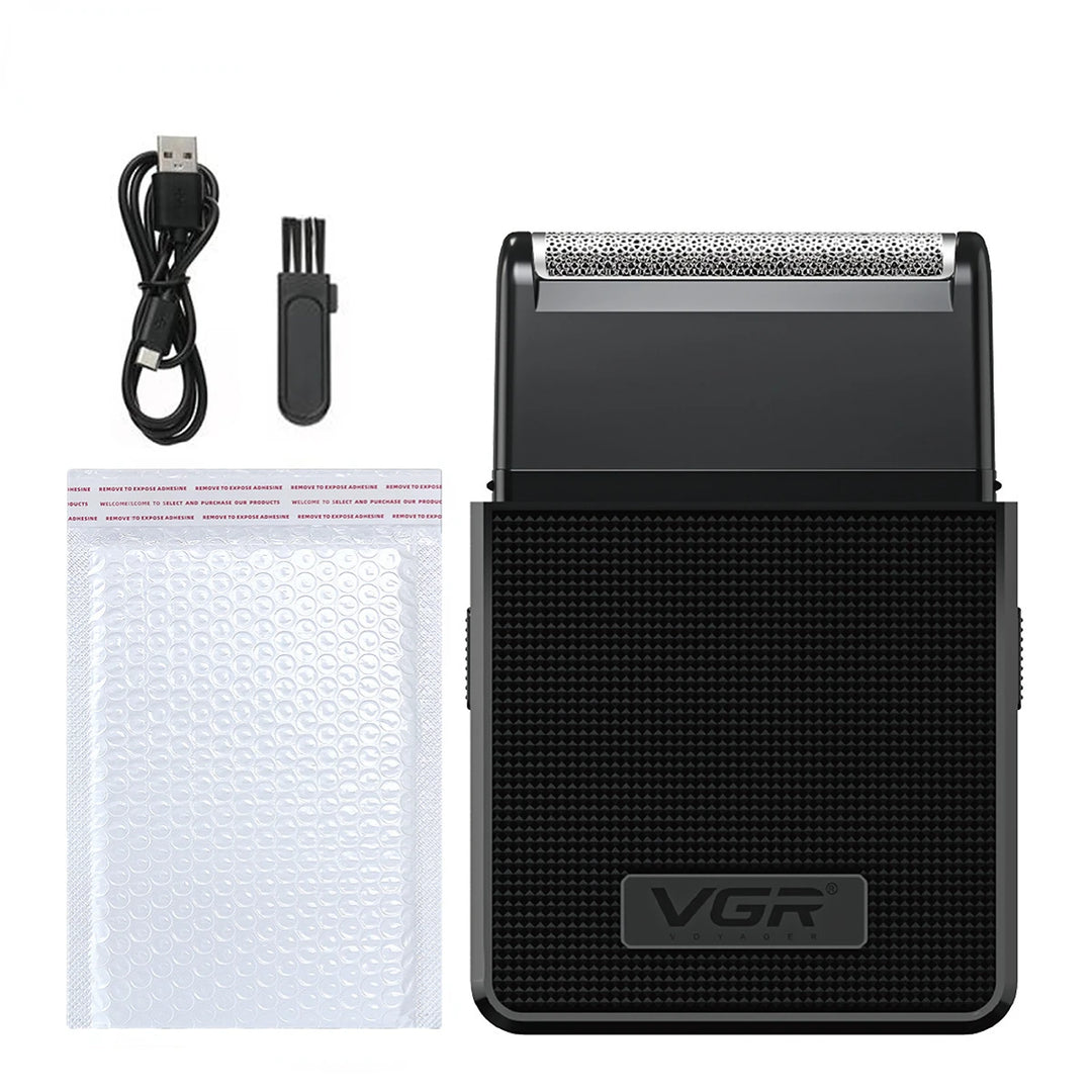 VGR Razor Rechargeable Shaver Professional Beard Trimmer Travel Hair Trimmers Reciprocating Shaving Machine for Men V-376