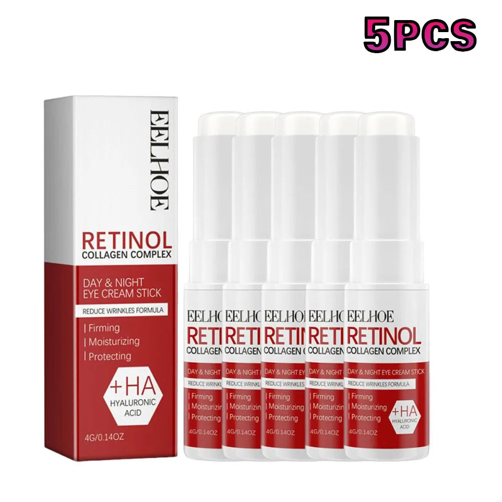 Retinol Eye Cream Stick Anti Aging Fade Dark Circles Under the Eyes Remove Eye Bags Moisturizing Firming Skin Eyes Care
