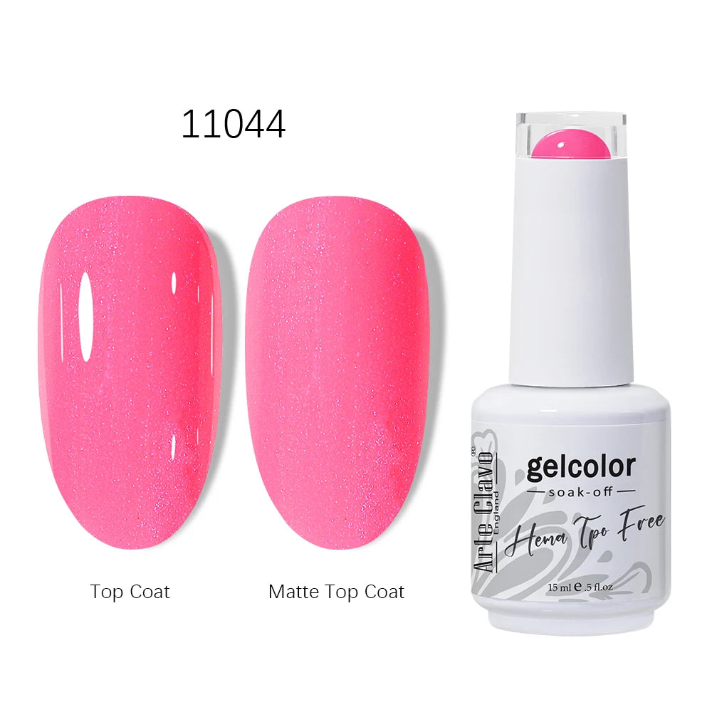 Arte Clavo 15ml HEMA TPO FREE Gel Nail Polish Pink Hybrid Nail Manicure Semi-permanent Enamels Varnish For UV LED Nails Supplies