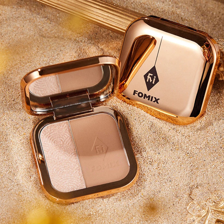 Bronze Contouring Palette Makeup Matte Blush Powder Highlighter Brightening Silkworm Rouge Cream Modify Concealer Cosmetics