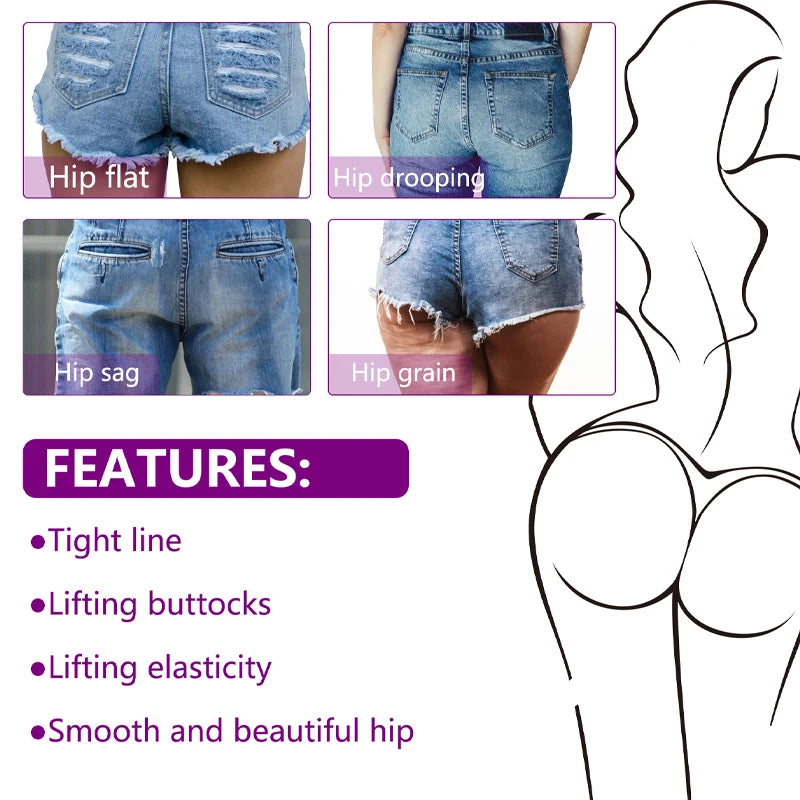Sexy buttocks with large essential oil for women to effectively lift, tighten, and beautify buttocks