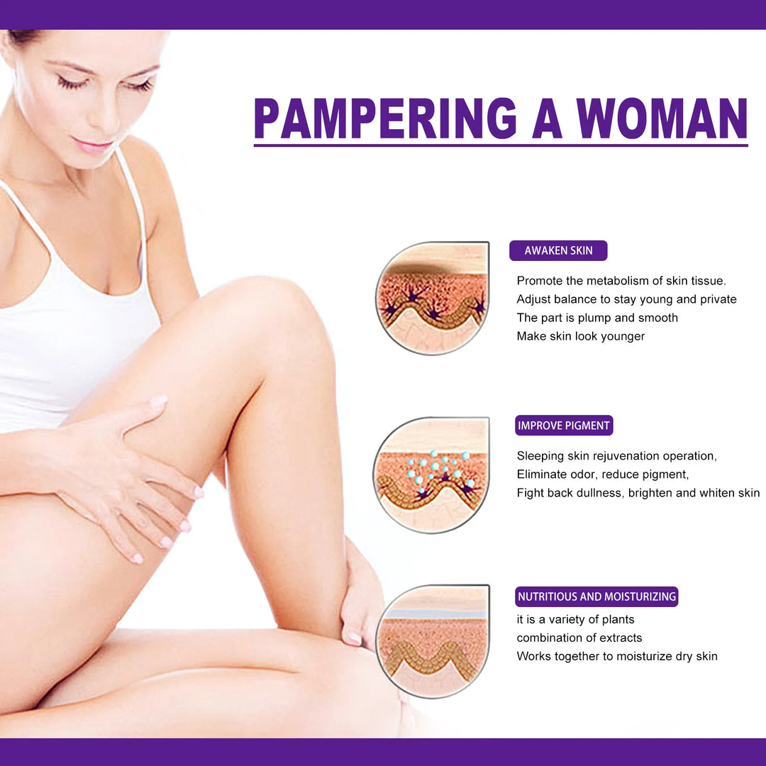 Body Whitening Cream Brightening Intimate Area Underarm Butt Inner Thigh Bleaching Remove Melanin Private Parts Whitening Cream