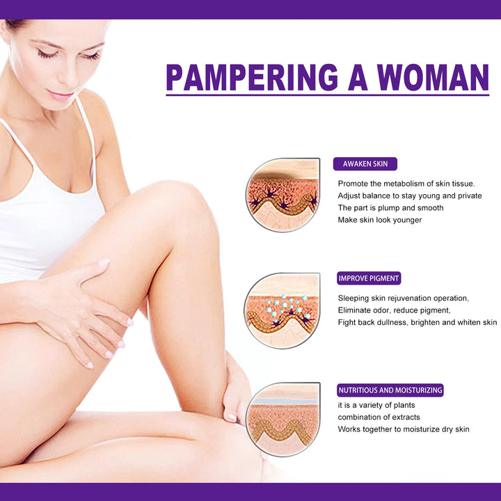Body Whitening Cream Brightening Intimate Area Underarm Butt Inner Thigh Bleaching Remove Melanin Private Parts Whitening Cream