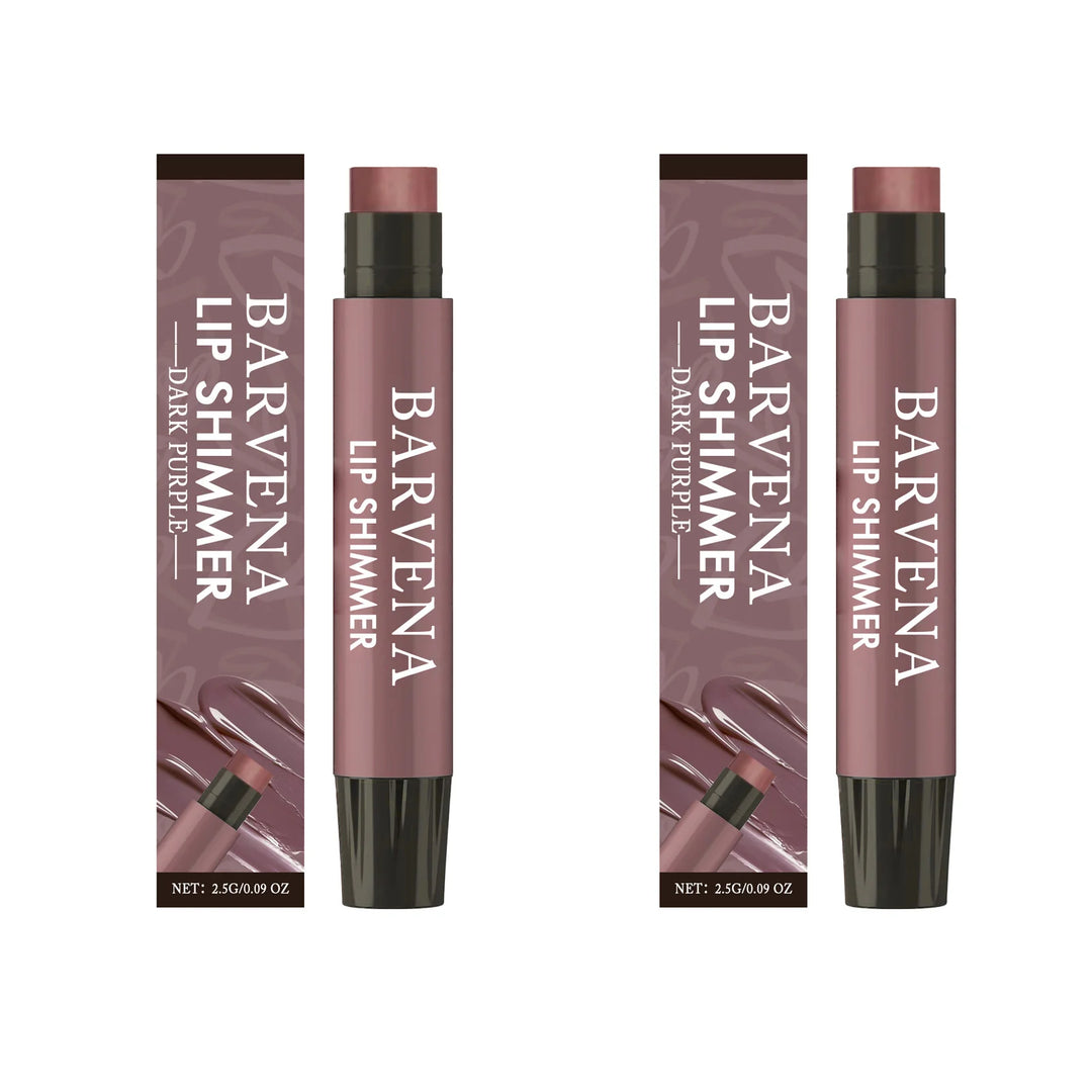 Lip Shimmer Dark Purple Tinted Lip Balm Stick Long Lasting Hydration with Natural Glowy Finish Moisturizing & Nourishing Makeup
