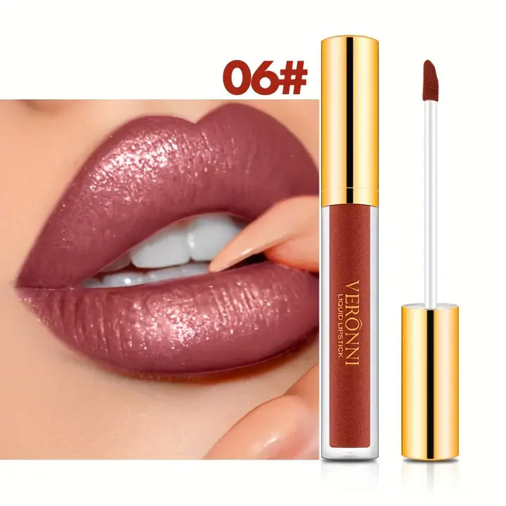 10 Colour Diamond Shimmer Lip Gloss Set,Glitter Shimmer Makeup Long Lasting lipsticks Makeup, Smudge Proof Lip Glaze Valentine's